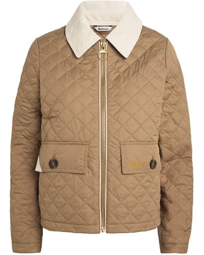 Barbour Quilted Leia Jacket - Brown
