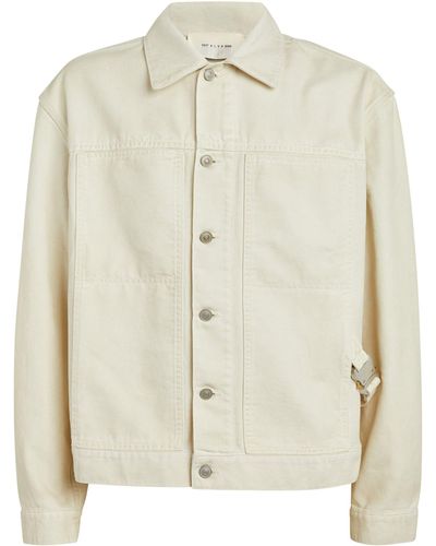 1017 ALYX 9SM Canvas Buckle-detail Jacket - Natural