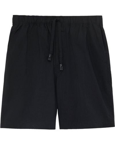 Loewe X Paula's Ibiza Cotton-blend Shorts - Black