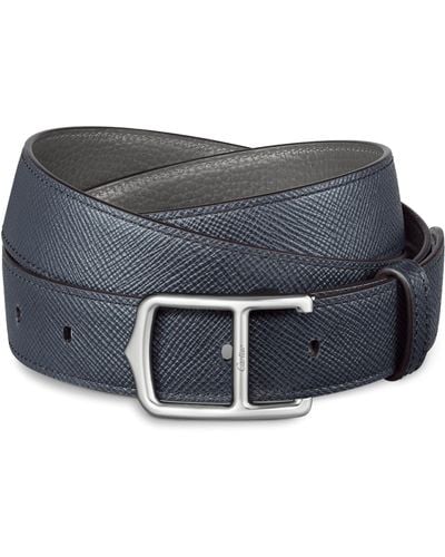 Cartier Leather Reversible C Belt - Gray