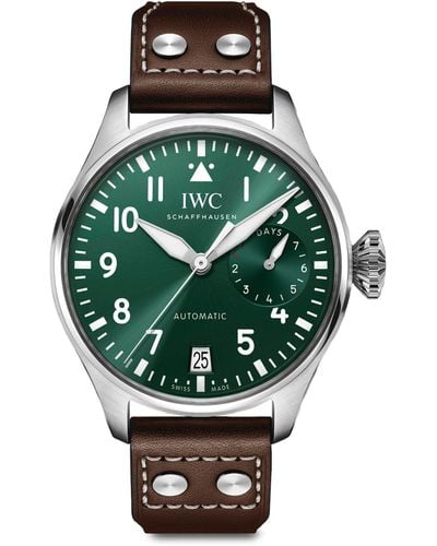IWC Schaffhausen Stainless Steel Big Pilot's Watch 46.2mm - Green