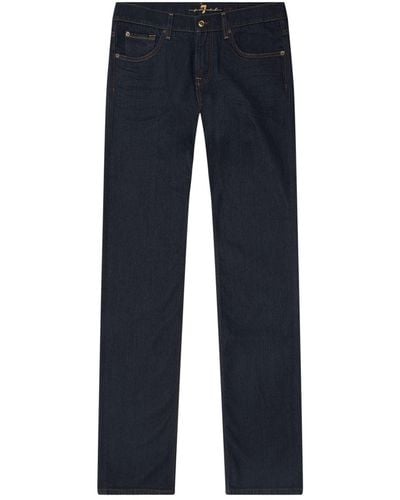 7 For All Mankind Standard Luxury Cashmere Jeans - Blue