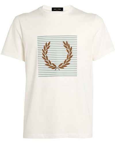 Fred Perry Cotton Logo T-shirt - White