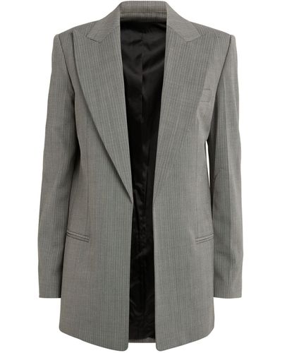 Helmut Lang Virgin Wool-blend Blazer - Grey