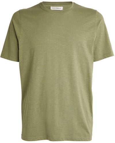 Oliver Spencer Cotton T-shirt - Green