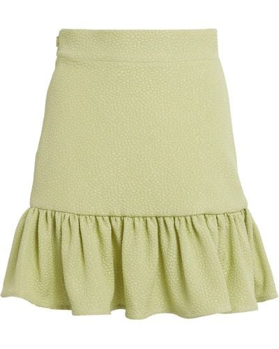 Edeline Lee Millie Mini Skirt - Green