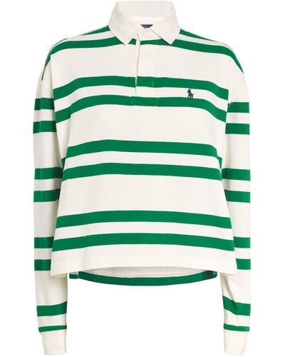 Polo Ralph Lauren Cotton Striped Rugby Shirt - Green