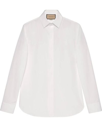 Gucci Double G Shirt - White
