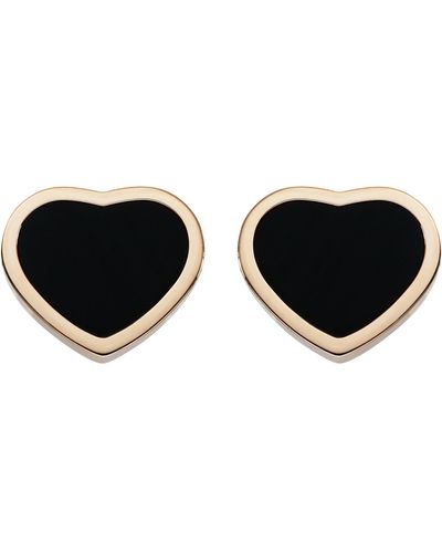 Chopard Happy Hearts Stud Earrings - Black