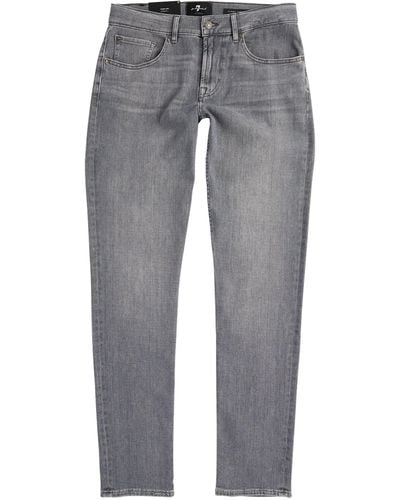 7 For All Mankind Slimmy Tapered Jeans - Grey