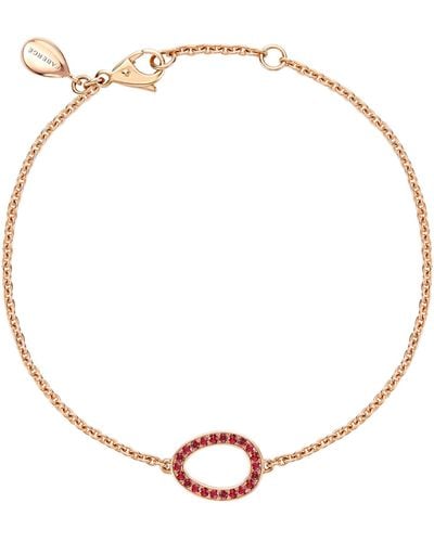 Faberge Rose Gold And Ruby Colours Of Love Sasha Bracelet - Metallic