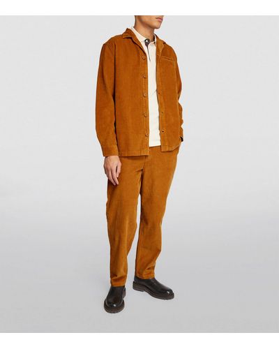 Barbour Corduroy Spedwell Pants - Orange