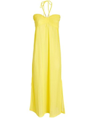 Melissa Odabash Crochet Mila Maxi Dress - Yellow