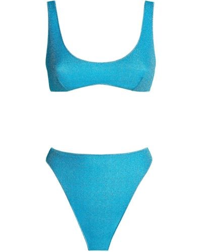 Oséree Lumière Sporty '90s Bikini - Blue