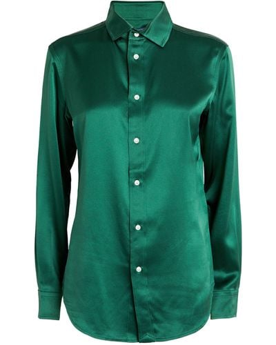 Polo Ralph Lauren Silk Shirt - Green