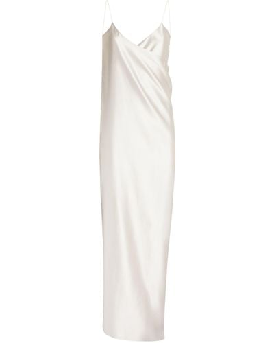 Magda Butrym Silk Maxi Dress - White