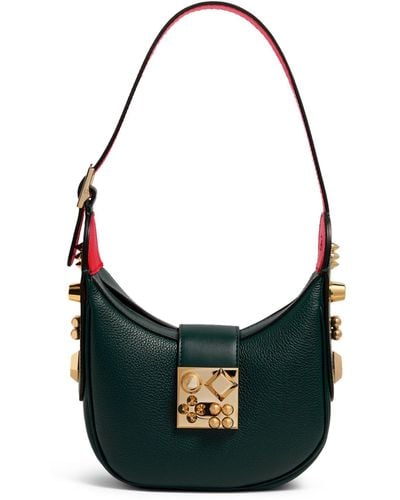 Christian Louboutin Carasky Mini Leather Top-handle Bag - Green