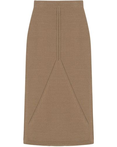 Aeron Knitted Soothe Skirt - Natural