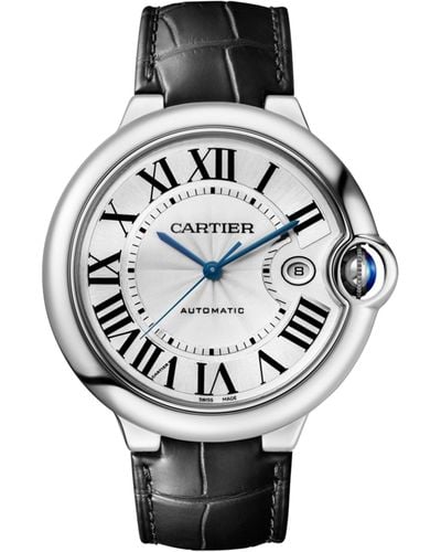 Cartier Stainless Steel Ballon Bleu De Watch 42mm - Gray