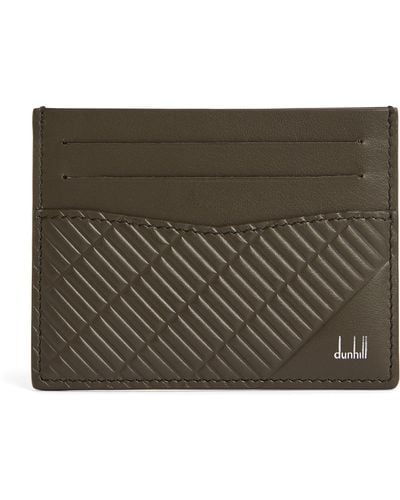 Dunhill Leather Contour Card Holder - Metallic