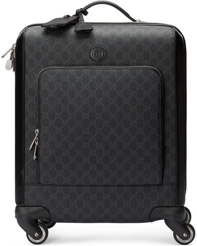 Gucci Small Gg Supreme Cabin Suitcase (51cm) - Black