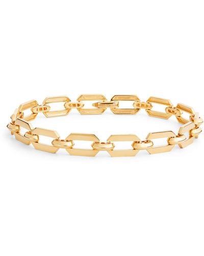 SHAY Yellow Gold Deco Chain Bracelet - Natural