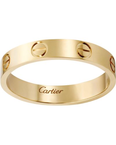 Cartier Yellow Gold Love Wedding Band - Metallic