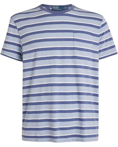 Polo Ralph Lauren Cotton Striped T-shirt - Blue
