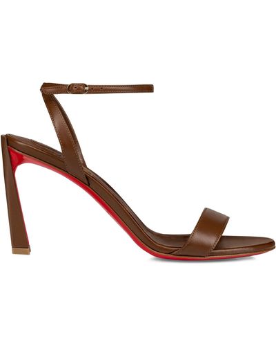 Christian Louboutin Condora Queen Leather Sandals 85 - Red
