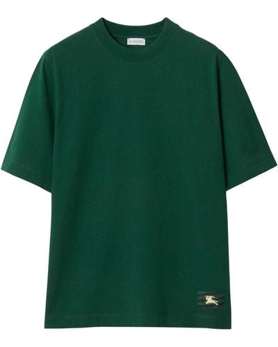Burberry Equestrian Knight Patch T-shirt - Green
