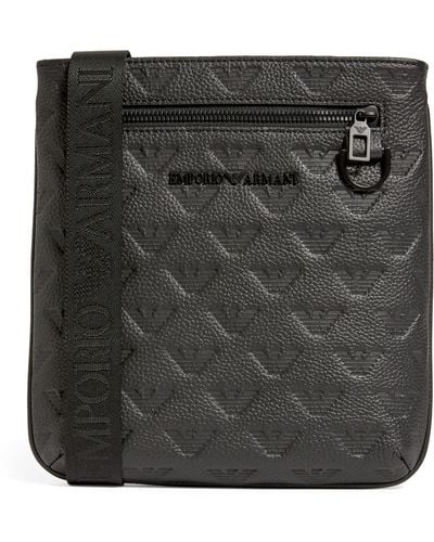 Emporio Armani Eagle Shoulder Bag - Black