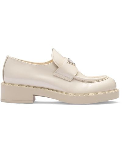 Prada Leather Loafers 50 - White