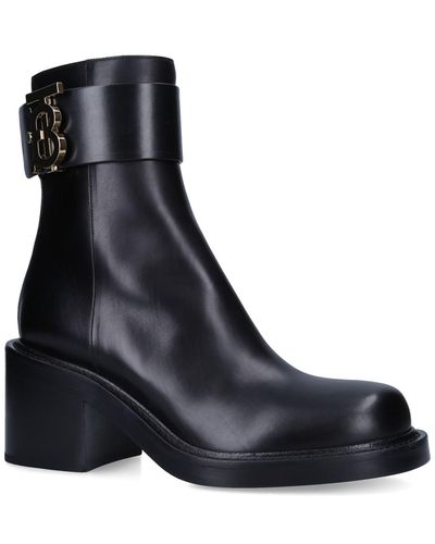 Burberry Leather Westella Boots 65 - Black