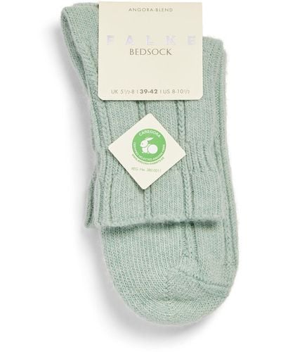 FALKE Ribbed Bedsock Socks - Green