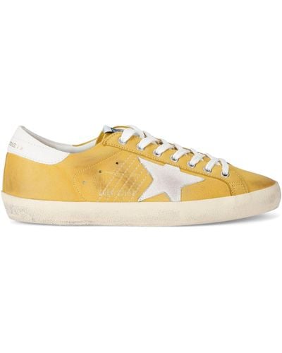 Golden Goose Super-star Trainers - Yellow