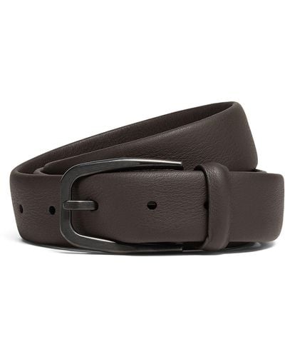 Zegna Leather Belt - Brown