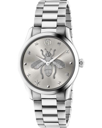 Gucci Ya1264126 G-timeless Strainless Steel Watch - Metallic