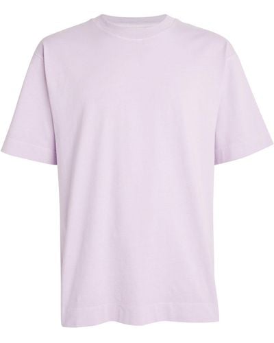 Dries Van Noten Cotton Crew-neck T-shirt - Purple