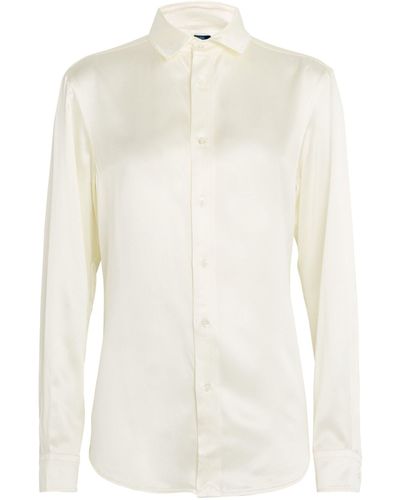 Polo Ralph Lauren Mulberry Silk Shirt - White