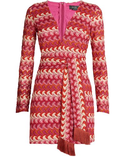 PATBO X Harrods Crochet Mini Dress - Red
