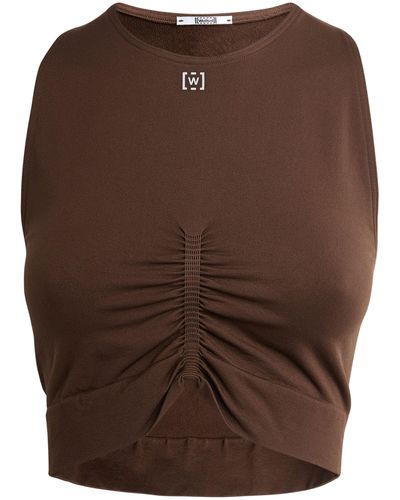 Wolford Body Shaping Crop Top - Brown