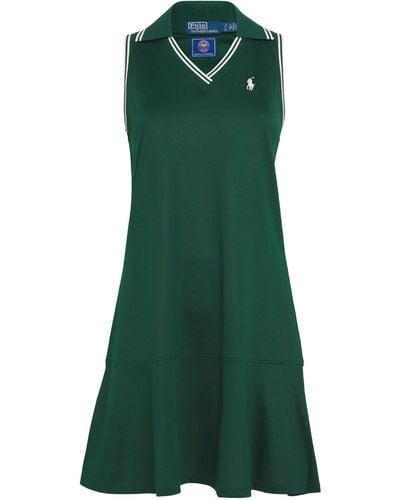 Polo Ralph Lauren X Wimbledon Sleeveless Polo Dress - Green