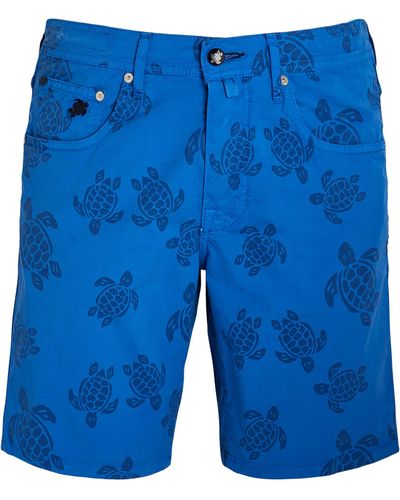 Vilebrequin Stretch-cotton Shorts - Blue