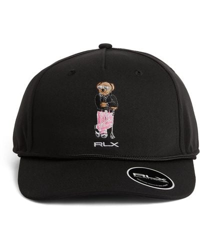 RLX Ralph Lauren Polo Bear Sports Cap - Black