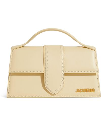 Jacquemus Leather Le Grand Bambino Shoulder Bag - Natural