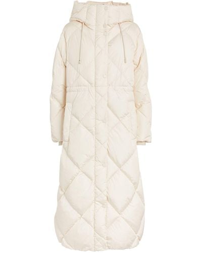 Weekend by Maxmara Long Quilted Parka - Natural