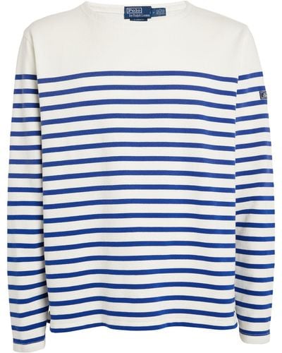 Polo Ralph Lauren Long-sleeve Striped T-shirt - Blue