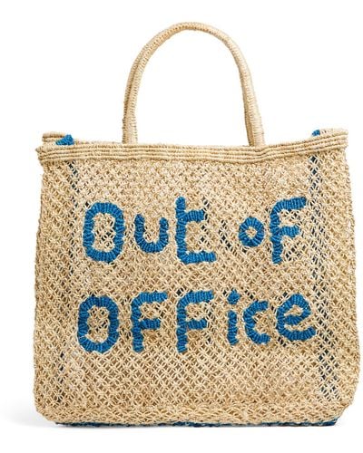 The Jacksons Large Out Of Office Tote Bag - Blue