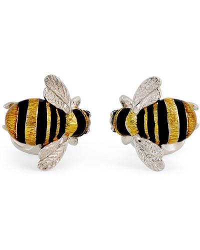 Deakin & Francis Bumble Bee Cufflinks - Metallic