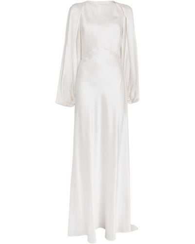 ROKSANDA Silk Kami Maxi Dress - White